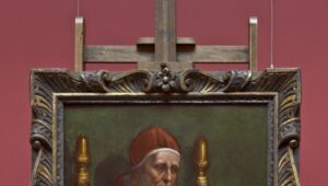 Raffael und Werkstatt (1483–1520), Bildnis des Papstes Julius II., 1511 / 12 (gerahmt)