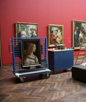 Noch wartet das Städel-Meisterwerk auf seinen neuen Platz in der Sammlung der Alten Meister. Foto: Städel Museum