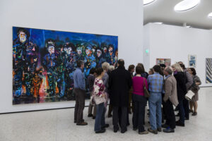 Führung im Städel-Erweiterungsbau. Foto: Norbert Miguletz