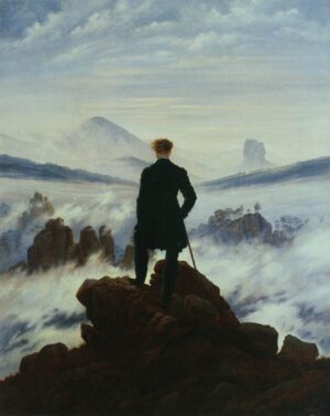 Caspar David Friedrich, Wanderer über dem Nebelmeer, 1818. © Hamburger Kunsthalle