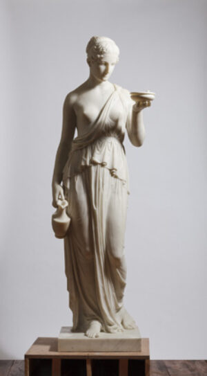 Bertel Thorvaldsen (1770–1844); Hebe, 1815–1823; Marmor, 156,5 cm; Thorvaldsens Museum; Foto: Thorvaldsens Museum; Eigenhändiges Marmorexemplar nach dem originalen Gipsmodell aus dem Jahre 1806-1807