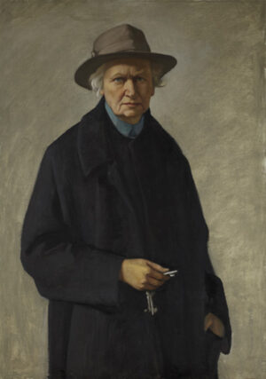 Ottilie Roederstein (1859-1937); Selbstbildnis mit Schlüsseln, 1936; Öl auf Leinwand, 105,3 x 74,6 cm; Städel Museum,  Frankfurt am Main, Foto: Städel Museum – Artothek