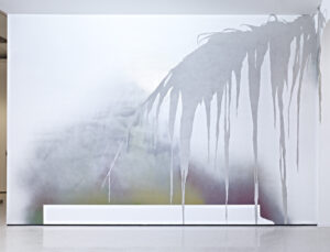 Leni Hoffmann (*1962), sid, 2010–2012, Mauerputz und Kipplack auf Wand. © VG Bild-Kunst Bonn, 2014.