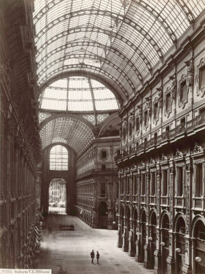 Giorgio Sommer (1834–1914); Mailand: Galleria Vittorio Emanuele II, ca. 1870; Albuminpapier auf Karton; Städel Museum, Frankfurt am Main