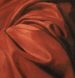 Jusepe de Ribera (1591-1652), "Der Heilige Jakobus der Ältere", Gewanddetail