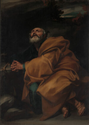 Jusepe de Ribera (1591–1652); „Der reuige Petrus“, um 1612/13; Öl auf Leinwand, 161,9 x 114,3 cm; Metropolitan Museum of Art, New York. Purchase; gift of Mrs. William M. Haupt, from the collection of Mrs. James B. Haggin, by exchange, and 2011 Benefit Fund, 2012