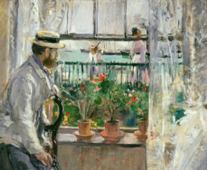 Gemeinschaftstransport aus Paris: Berthe Morisot (1841–1895); Eugène Manet auf der Isle of Wight, 1875; Öl auf Leinwand, 36 x 46 cm; Musée Marmottan Monet, Paris; Foto: Bridgeman Images