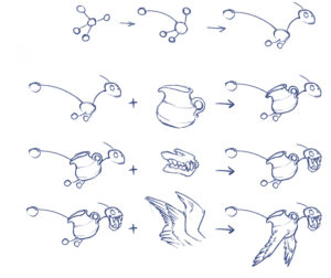 Erste Entwürfe: Die Entstehung von Flux.