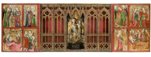 Altenberger Flügelretabel, um 1330 (Fotomontage); © Städel Museum, Frankfurt am Main
