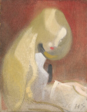Helene Schjerfbeck (1862–1946); Mädchen mit blondem Haar, 1916; Öl auf Leinwand, 56,5 x 44,5 cm; Städel Museum, Frankfurt am Main, erworben durch den Städelschen Museums-Verein; Foto: Städel Museum