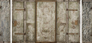 Seitenwände und Rückseite des Altenberger Altarschreins mit der barocken Übermalung von 1609