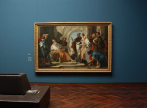 Neuer italienischer Empfang im ehemaligen "Franzosensaal": Giovanni Battista Tiepolos Gemälde „Die Heiligen der Familie Crotta“