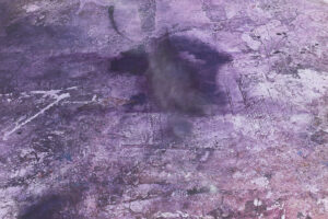 Julian Schnabel: „Untitled“, 2015, Tintenstrahldruck und Sprühfarbe auf Polyester, 304,8 x 457,2 cm (erworben 2016 aus Mitteln des Städelkomitees 21. Jahrhundert, Eigentum des Städelschen Museums-Vereins e.V.), © VG Bild-Kunst