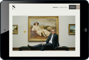 Your personal museum guide: German actor Sebastian Blomberg