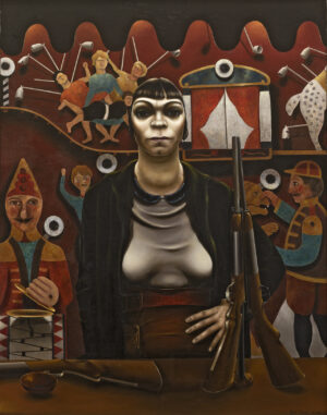 Pyke Koch: Der Schießstand, 1931, Museum Boijmans Van Beuningen, Rotterdam © Pyke Koch, Foto: Studio Tromp, Rotterdam