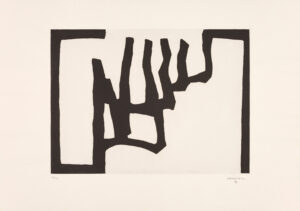 Eduardo Chillida: Inguru II (Ringsum II), 1968, Aquatinta auf Velin, Städel Museum, Frankfurt am Main © VG Bild-Kunst, Bonn 2017