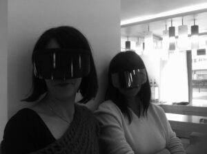 Very incognito: Alexandra Papadopoulou und Marie Schoppmann