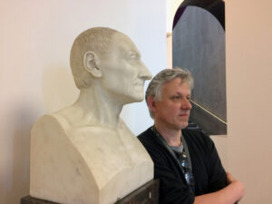 Ausstellungsgrafiker Albrecht Wild Seite an Seite mit Museumsstifter Johann Friedrich Städel