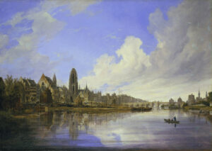 Domenico Quaglio d. J: Ansicht von Frankfurt am Main (1831), Städel Museum