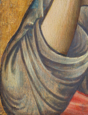 Deodato Orlandi: Der trauernde Johannes, um 1300/10, Städel Museum (Detail)