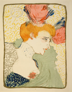 Henri de Toulouse-Lautrec: Mademoiselle Marcelle Lender, en buste, 1895, Lithografie in acht Farben auf Velin, Städel Museum, Frankfurt am Main