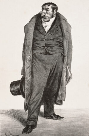 Honoré Daumier: Graf d'Argout, 1833, Lithografie, Städel Museum, Frankfurt am Main