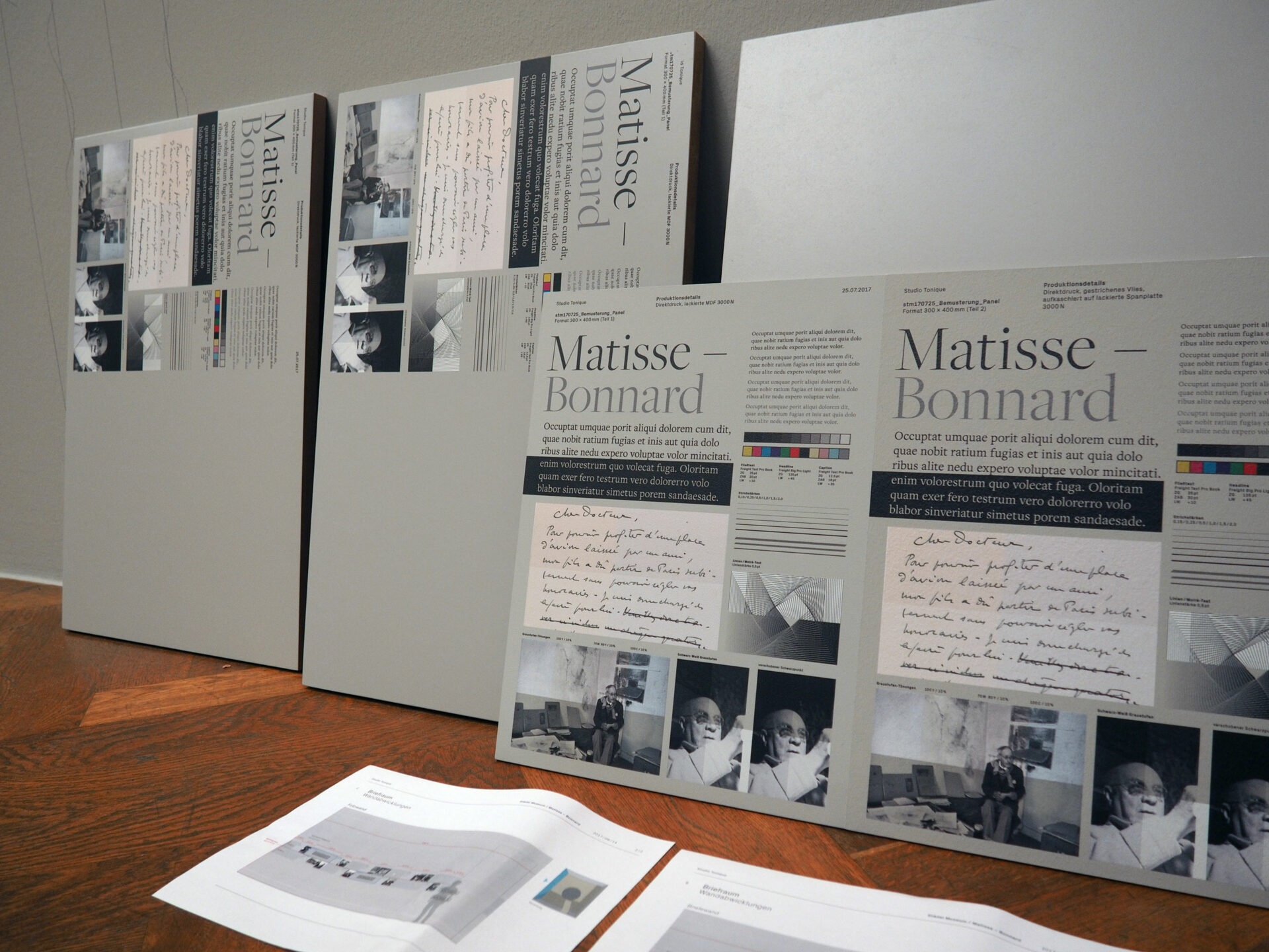 Matisse-Bonnard-Ausstellungsgrafik