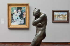 Ausstellungsansicht von Rodins Eva im Sammlungsbereich Kunst der Moderne, Städel Museum