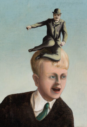 Detail aus: Wilhelm Freddie, Pro Patria (1941), Öl auf Leinwand, Städel Museum, Frankfurt am Main