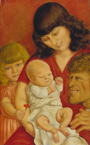 Otto Dix, Die Familie des Künstlers, 1927, Öl auf Holz, Städel Museum, Frankfurt am Main © VG Bild-Kunst Bonn 2017, Foto: Städel Museum