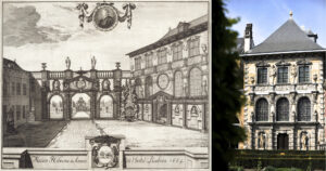 Jacobus Harrewijn, Das Rubenshaus in Antwerpen, 1684, Kupferstich, © Rubenshaus, Antwerpen
Blick auf die ehemalige Werkstatt, Rubenshaus, Antwerpen, Foto: Rubenshaus, Antwerpen