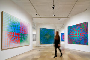 Ausstellungsansicht „Victor Vasarely. Im Labyrinth der Moderne“, Foto: Städel Museum
