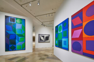 Ausstellungsansicht „Victor Vasarely. Im Labyrinth der Moderne“, Foto: Städel Museum