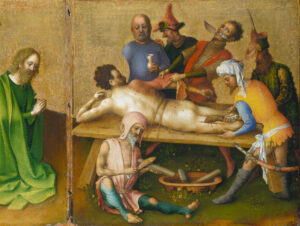 Stefan Lochner, Martyrium des hl. Bartholomäus, nach 1435, Städel Museum, Frankfurt am Main