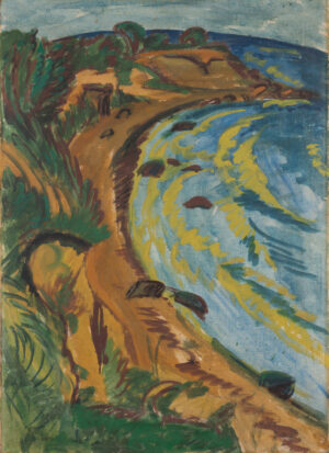 Ernst Ludwig Kirchner, Bucht an der Fehmarnküste, 1913, Städel Museum, Frankfurt am Main, Dauerleihgabe aus Privatbesitz