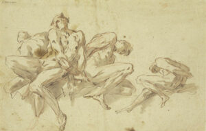 Gaspare Diziani, Vier Sklaven, undatiert, Städel Museum, Frankfurt am Main