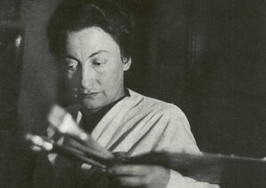 Lotte Laserstein an der Staffelei, ca. 1955, Berlinische Galerie