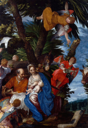 Paolo Veronese, Ruhe auf der Flucht nach Ägypten, um 1572
Öl auf Leinwand, 236,2 x 161,3 cm, Bequest of John Ringling, 1936, © Collection of The John and Mable Ringling Museum of Art, Sarasota, FL, the State Art Museum of Florida, Florida State University