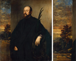 Tizian, Bildnis des Farbenhändlers, um 1488, Öl auf Leinwand, 138 x 116 cm, Staatliche Kunstsammlungen Dresden