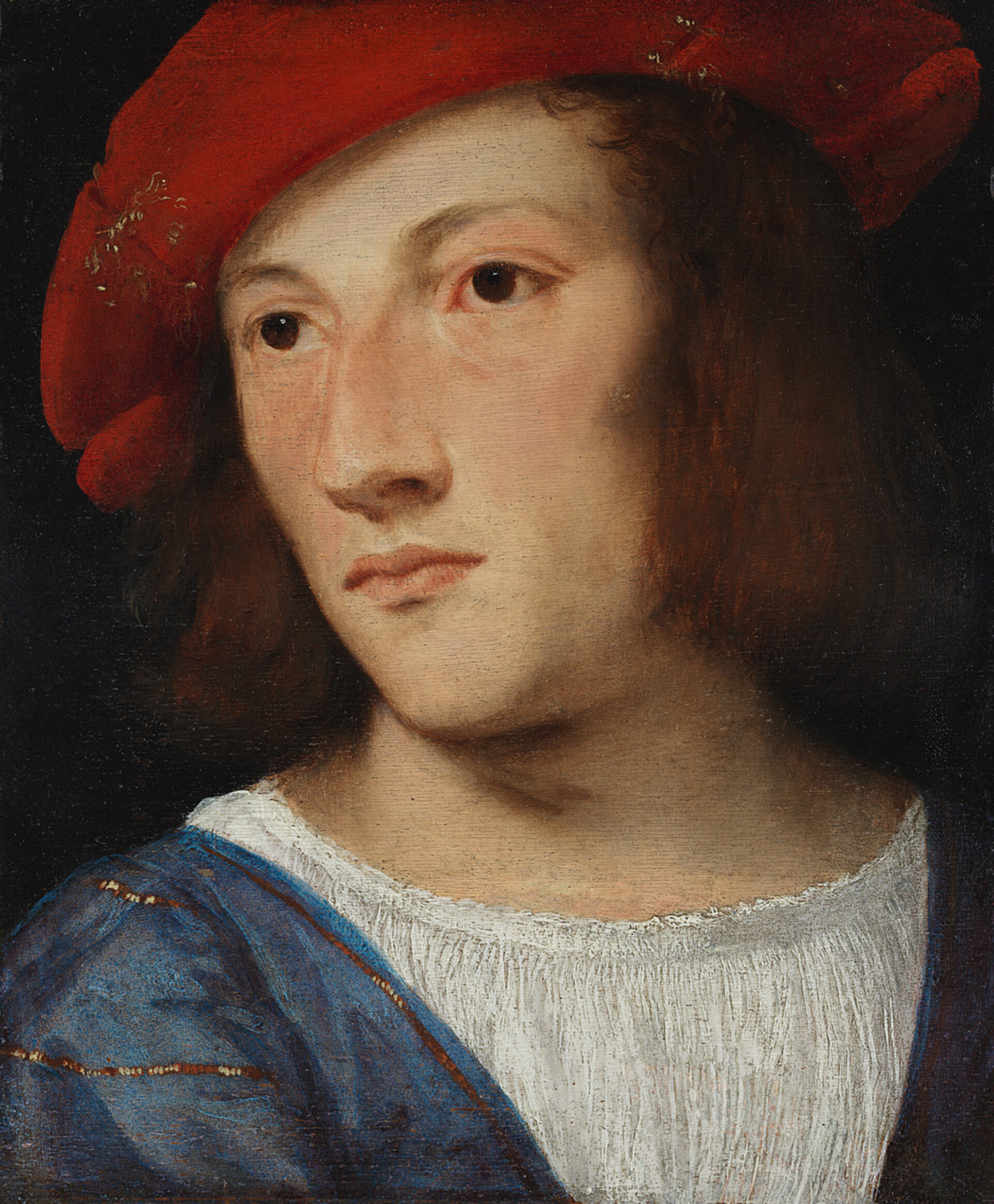 Tiziano Vecellio_Bildnis eines jungen Mannes_ um 1510