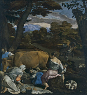 Jacopo Bassano, Pastorale Szene, um 1560, Madrid, Museo Nacional Thyssen-Bornemisza