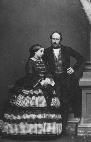 John Jabez Edwin Mayall, Queen Victoria and Prince Albert 1861