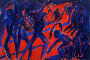 Helmut Middendorf, Electric Night, 1979, Sammlung Deutsche Bank im Städel Museum; Städel Museum, Frankfurt am Main © VG Bild-Kunst, Bonn 2019