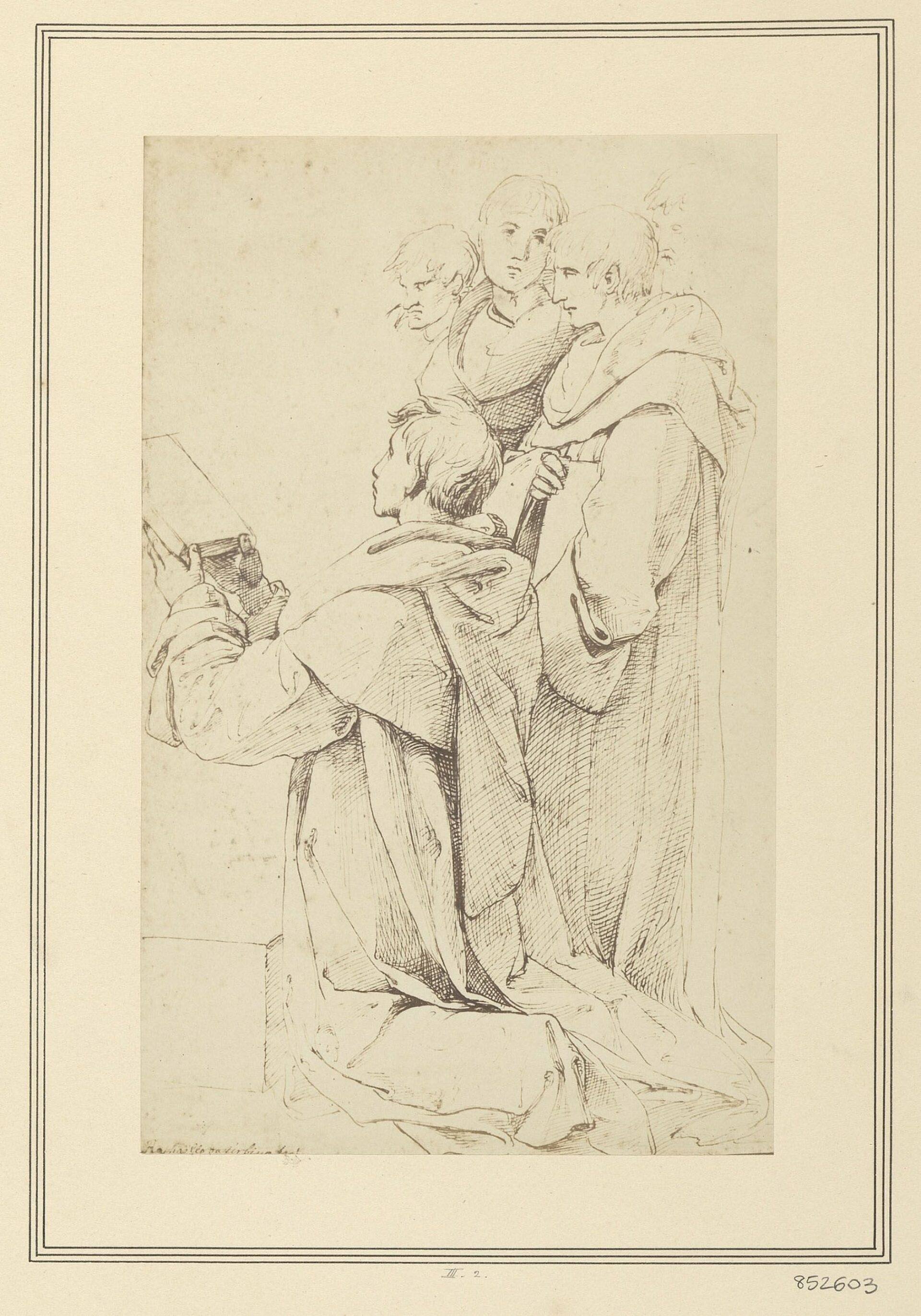 Johann-Schaefer_Raphael-Santi,-Studium-zur-Übergabe-der-Decretalien,-Fresco-im-Vatican