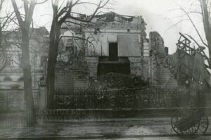 Historische Aufnahme des zerstörten Städel Museums, Institut für Stadtgeschichte, Frankfurt am Main