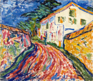 Erich Heckel, Weißes Haus in Dangast, 1908,
Öl auf Leinwand, Sammlung Carmen Thyssen-Bornemisza, Leihgabe im Museo Nacional Thyssen-Bornemisza, Madrid © VG Bild-Kunst, Bonn 2019