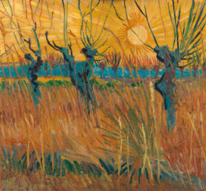 Vincent van Gogh, Weiden bei Sonnenuntergang, 1888, Kröller-Müller Museum, Otterlo, Niederlande