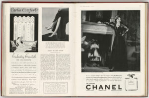 Harper‘s Bazar, Werbung zum Damenduft Chanel No.5, Heft 17, 1937
