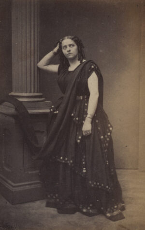 Johann Philipp Hoff, Porträt von Fanny Janauschek, 1860, Städel Museum, Frankfurt/Main