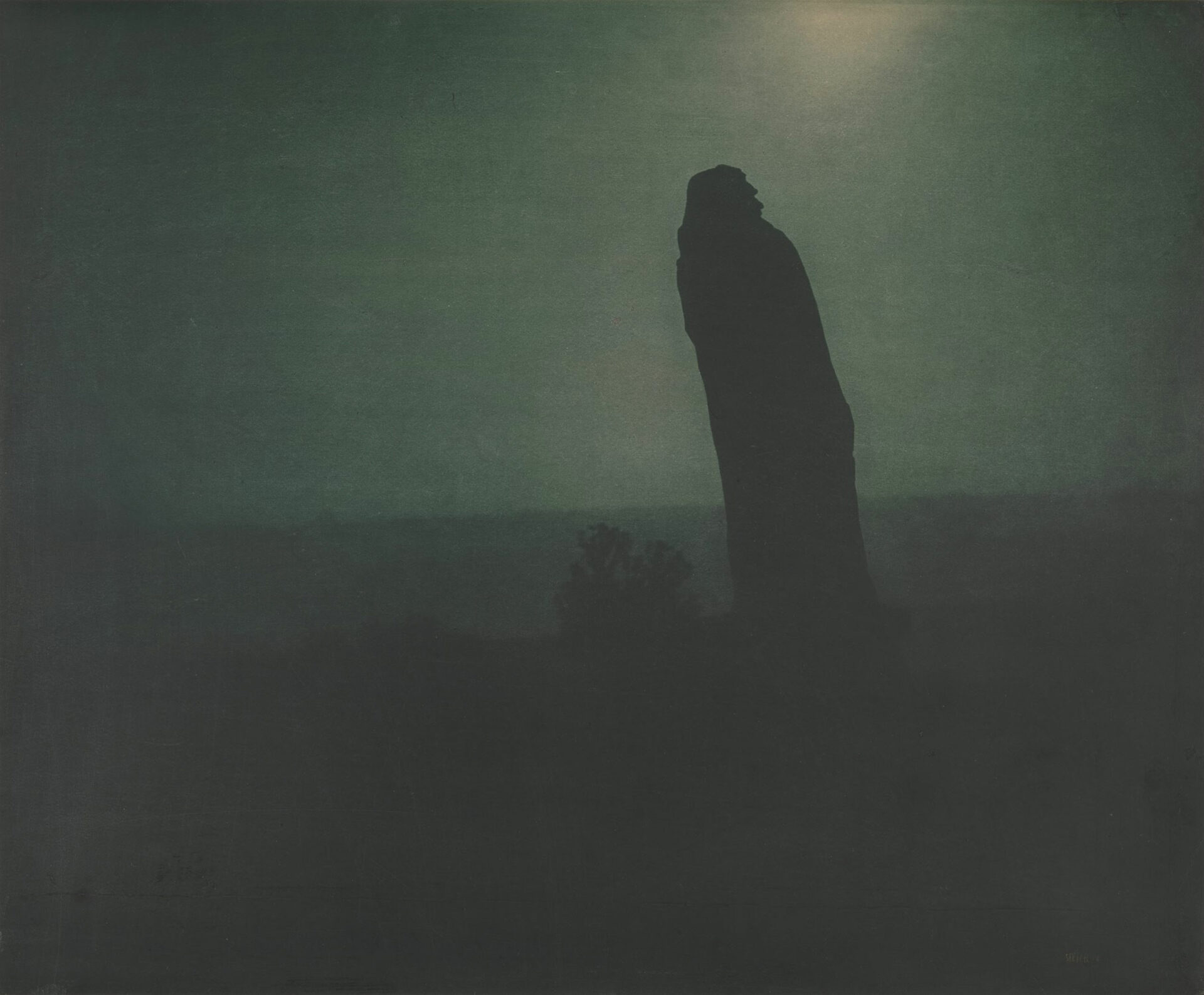Edward J. Steichen, Auguste Rodins „Honoré de Balzac“. The Silhouette – 4 A.M., Meudon, 1908, The Metropolitan Museum of Art, New York